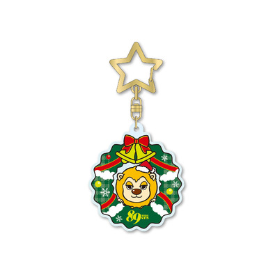 クリスマスリースアクリルキーホルダー 2025-26